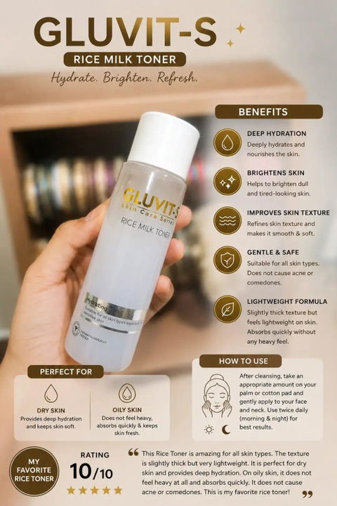 Gluvit-s Rice Milk Toner