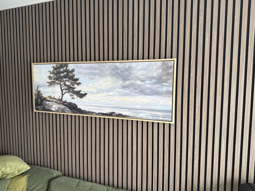 Vintage Landscape Artwork Long Narrow Large Canvas