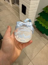 Personalisierte Baby Weihnachtskugel | Mein Erstes Weihnachten