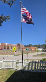 Phoenix Legacy 250 Flagpole Kit | Solar Light & America 250th Flag Included