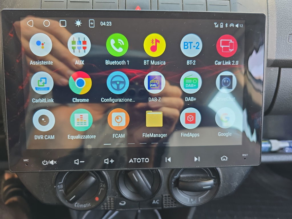[9 Pollici ] ATOTOEXCEL A6PF Autoradio 2 Din Android con OBD2 Scanner diagnostico, 9'' DAB Radio, Wireless CarPlay e Senza Fili Android Auto, Tethering de WiFi/BT/USB, DSP 36EQ, 2G+32G, A6G209PF-S04