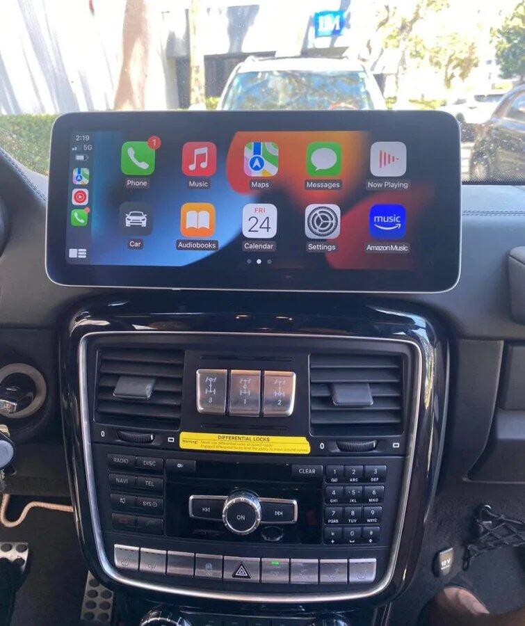 Mercedes-Benz G-Class W463 (2013–2018) – Apple CarPlay Screen Upgrade