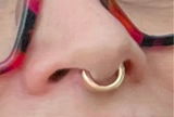 Flat - Wide 14k Cuff Seam Ring