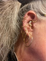 Double Front - 14k Gold Piercing Jewelry