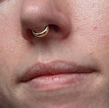 Cup - Wide 14k Solid Gold Clicker Ring