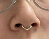 Triangle3 - Geomtric Solid Gold Seamless Ring