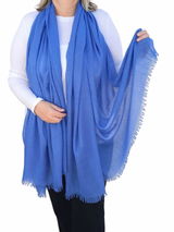 Oversized Cotton Modal Scarf - Soft Lightweight Wrap Shawl