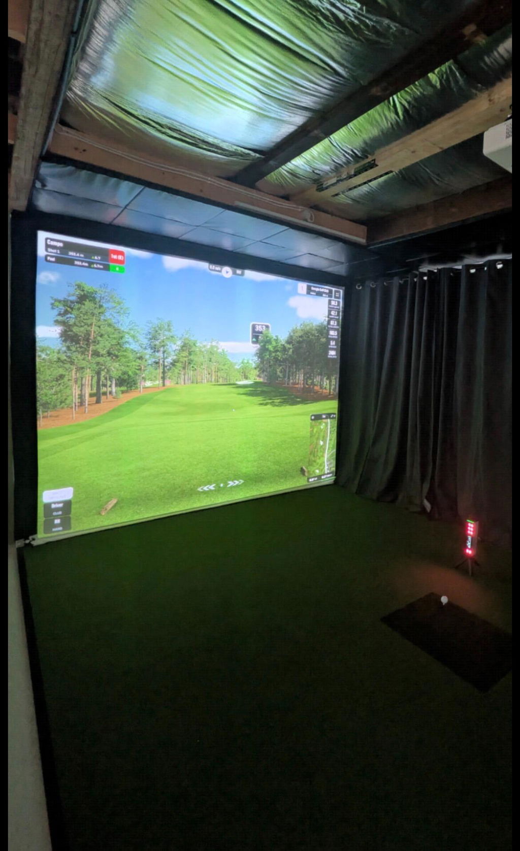 Custom Golf Simulator Impact Screen (Premium)