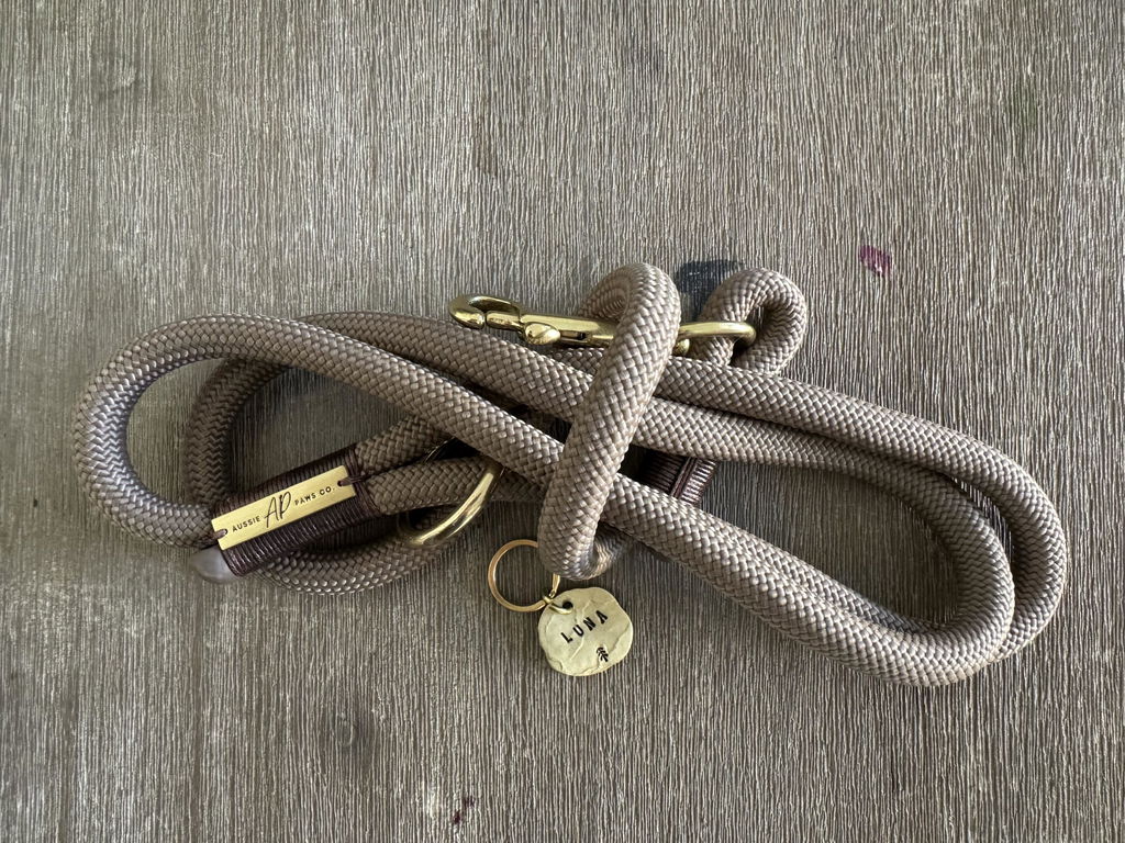 Rope Dog Leash | Mocca Brown