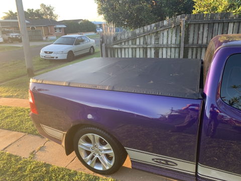 Clip On Tonneau Cover To Fit Ford Falcon FG Single Cab (June 2008 to July 2016)