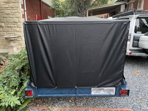 Universal Cage Trailer Tonneau Cover To Fit 6 x 4 x 3 Foot Cage Trailers