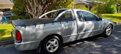 Bunji Loop Tonneau Cover To Fit Ford Falcon AU-BF Fitted With  Factory Sports Bars (1999 to May 2008)
