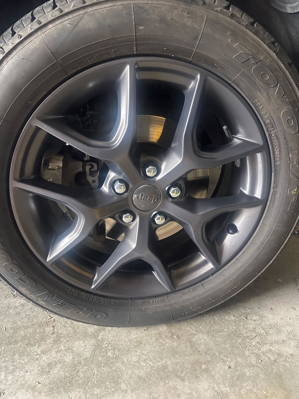 2020 Jeep Grand Cherokee 20" OEM Wheel Rim W9214C