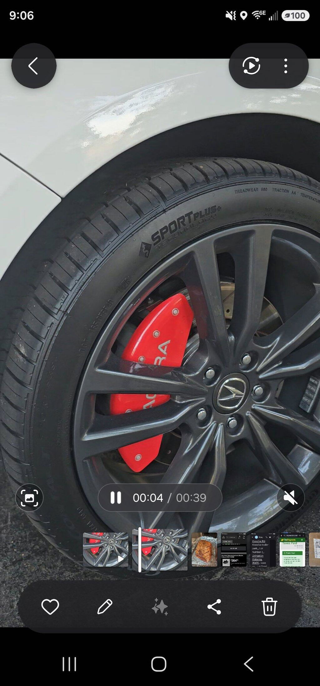 2018 Acura TLX 19" OEM Wheel Rim W71854C