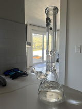 LA Pipes "King Bong" Ultra Heavy 9mm Shower-Head Beaker Bong