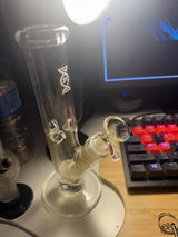 Pulsar CORE Straight Tube Glass Water Pipe - 9" / 14mm F