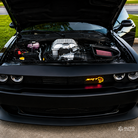 SRT Hellcat Redeye LED Grille Emblem (RGB Flow Series) -Bluetooth Controlled | Dodge Charger / Challenger / Durango