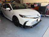 Gloss Black 3-Piece Front Bumper Lip Splitter For 2025-2026+ Toyota Camry SE XSE