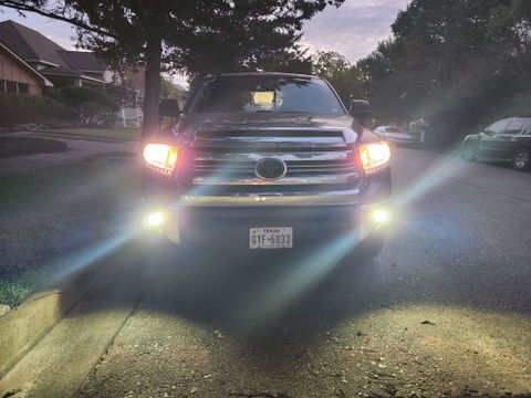 I9 Series H11 H8 H9 H16 LED Fog Light Bulb, Cool White, Super Penetration, LED CSP Chips, 6000 Lumens Per Pair