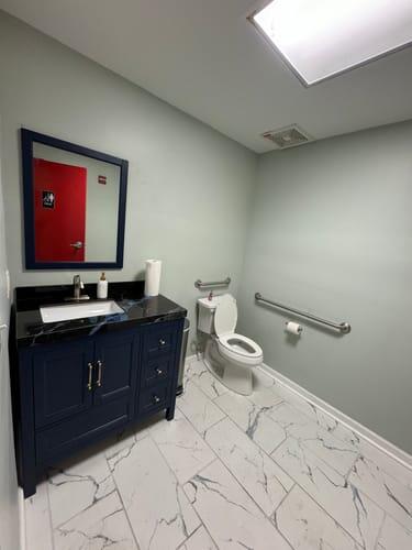 36 Inch Navy Blue Selena Bathroom Vanity with Countertop
