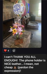Etsy customer review photo