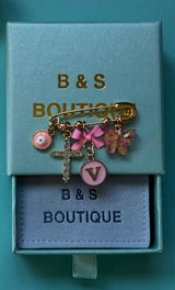 Gold Pin - 2-5 Charms