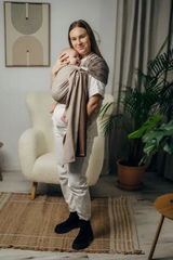 Ringslynge Little Herringbone Baby Caffe Latte 1,8 m