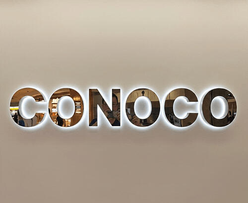 Customized 3D Front Lit Letters Shop Light Up Singboard Business Adverstising Signs Acrylic Business Sign LED Frontlit Sign