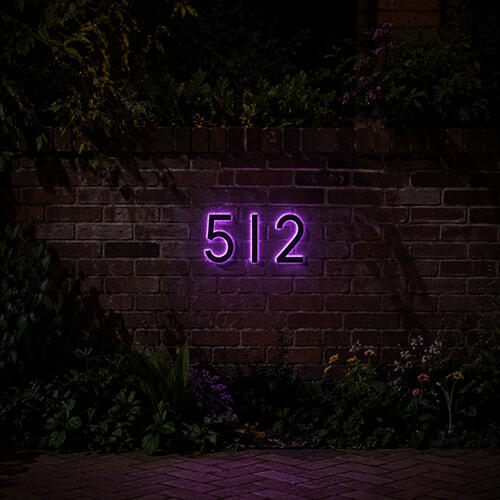 House Number Signs 3D letters Lighted House Numbers LED Backlit House Numbers Door Numbers Street Numbers Hotel Room Number