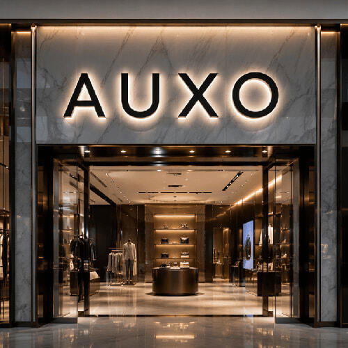 Custom Light Up Logo Signs 3D Backlit Logo Halo Illuminated Signs Shop Sign with Light Backlit Storefront Signs