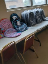 Becky Waits I do a yearly backpack drive for children. We did 800 last year and hope to do more. review photo