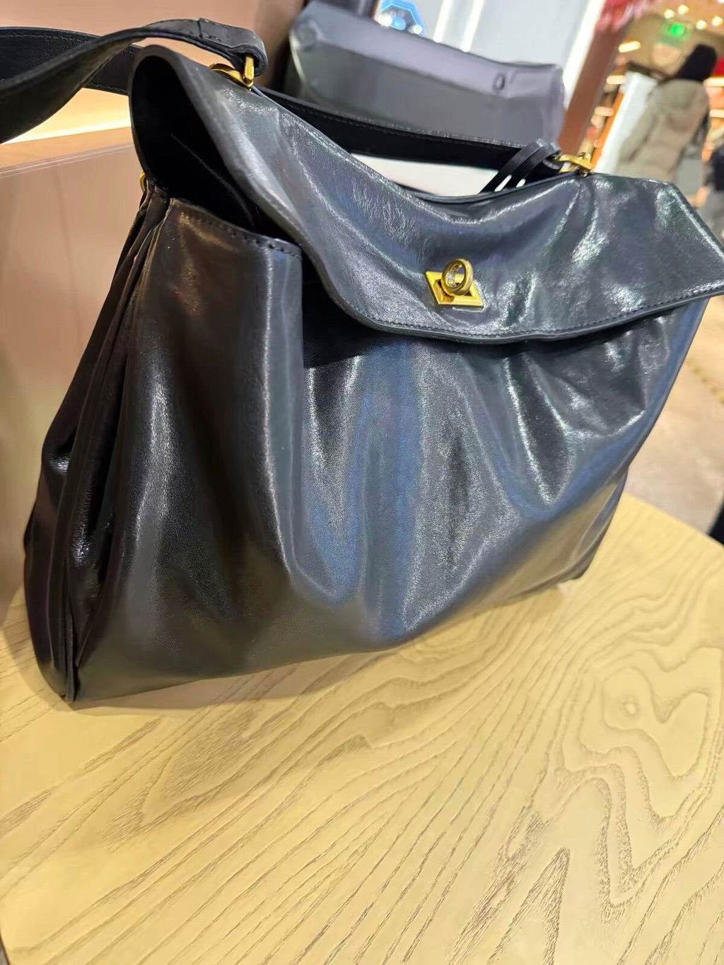 Louve Locket Patina Bag