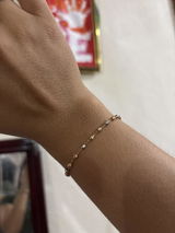 Pulsera Borlas Tonos en Oro de 14K