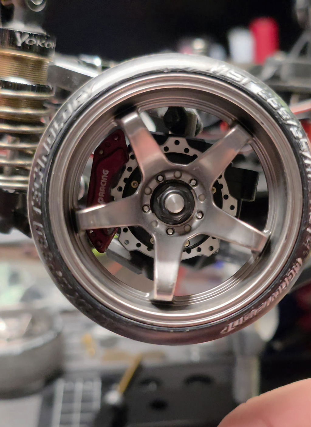 G-Force GD044 N-Type Drift Wheel/+6/Titan Silver