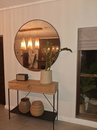 120cm Round Aluminium Mirror