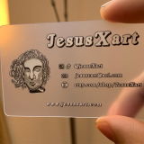Translucent Frosted Business Cards | Matte Finish | Variable Data