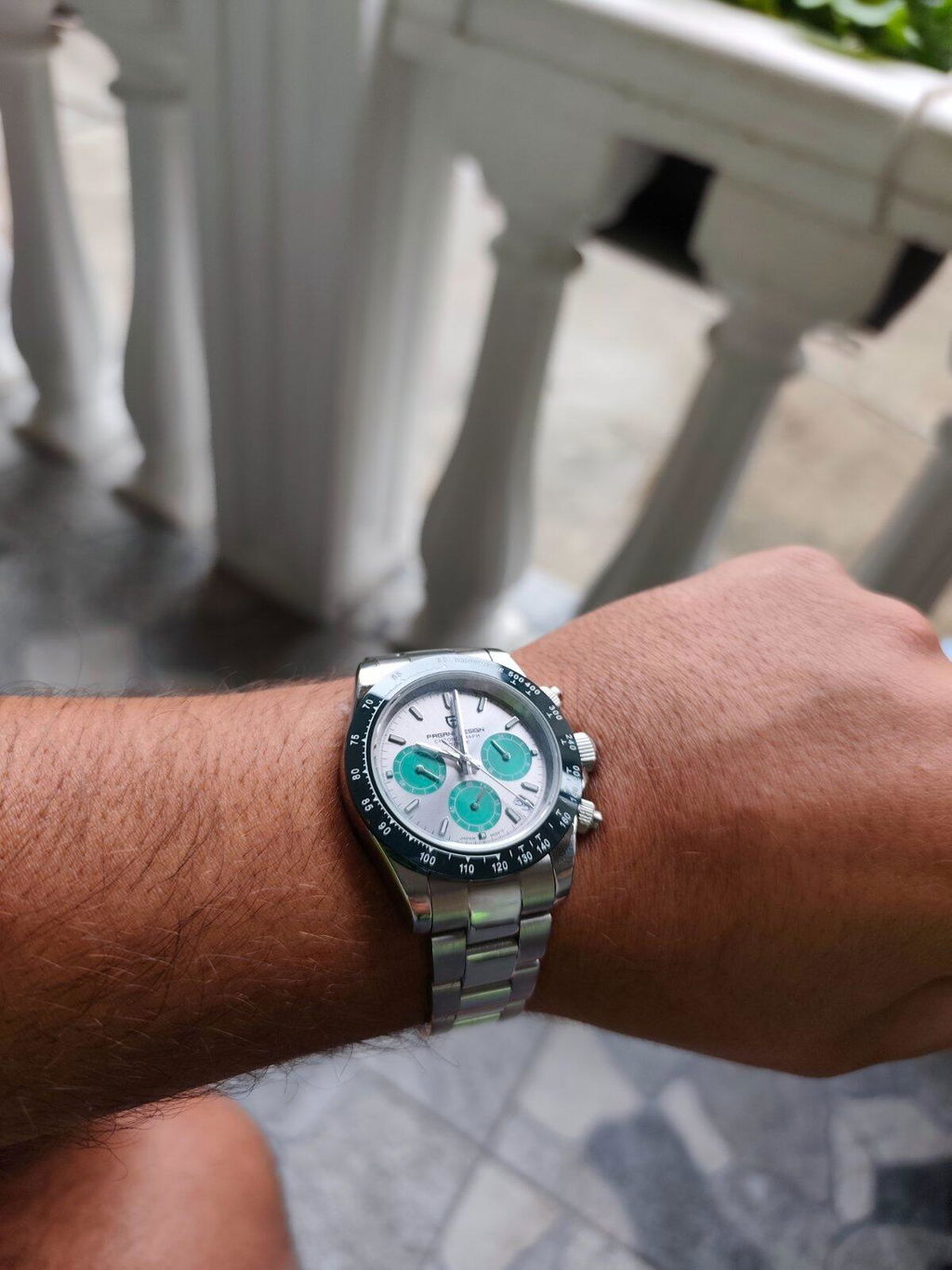 Muški Sat Pagani Design PD1644 Daytona Metal - Green