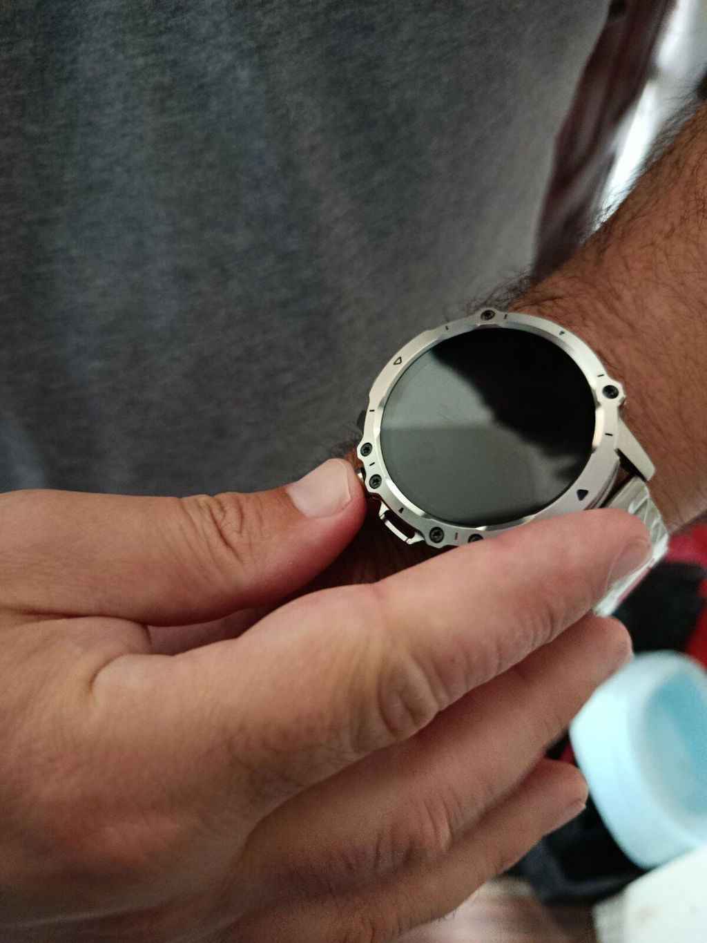 Muški Pametni Sat - Military ST1 Metal Silver