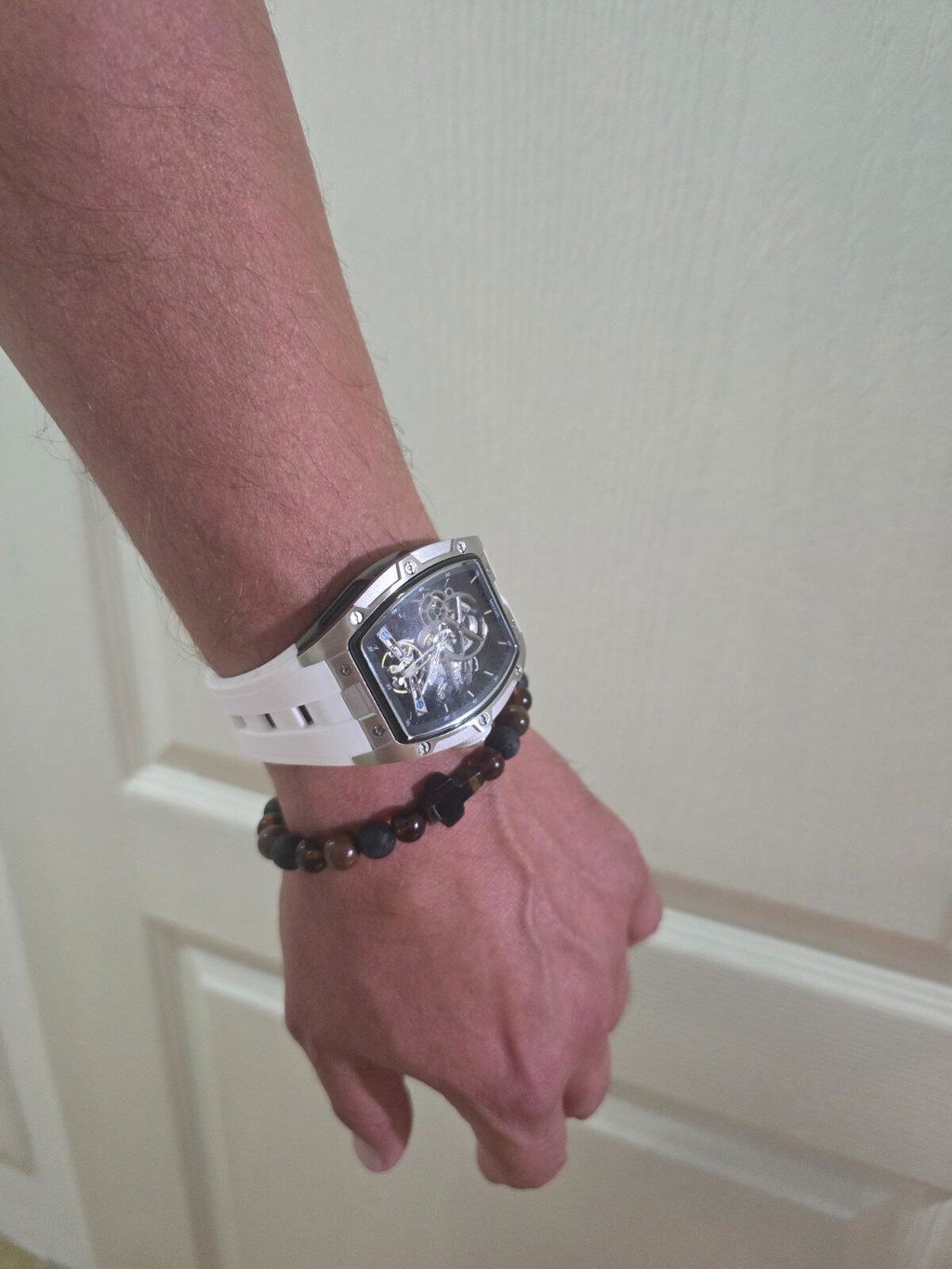 Muški Automatik Sat Megir MN2242 - White