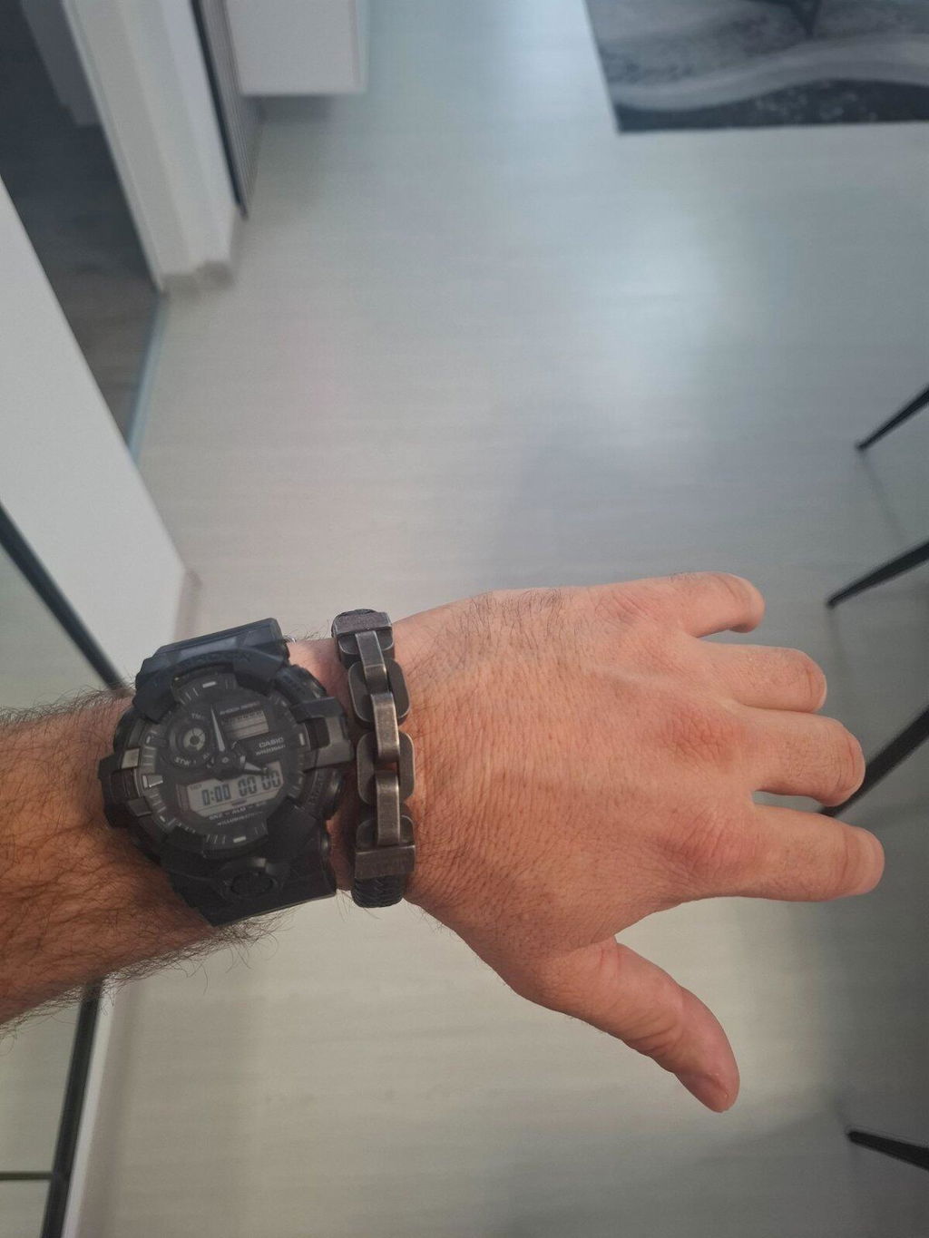 Muška Narukvica Chain - Black
