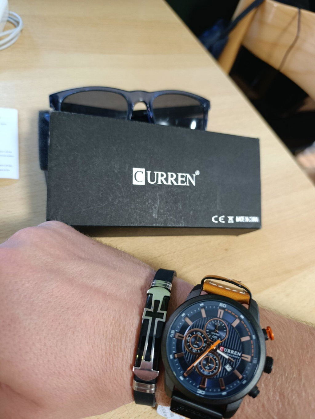 Muški Sat Curren 8291 - Brown Navy blue