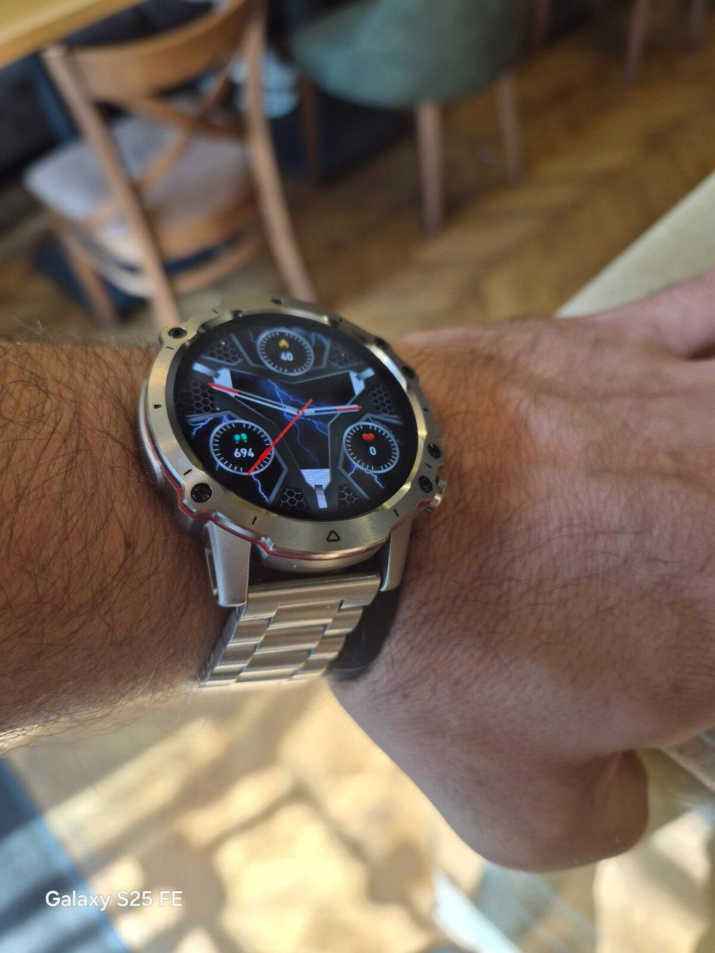 Muški Pametni Sat - Military ST1 Metal Silver