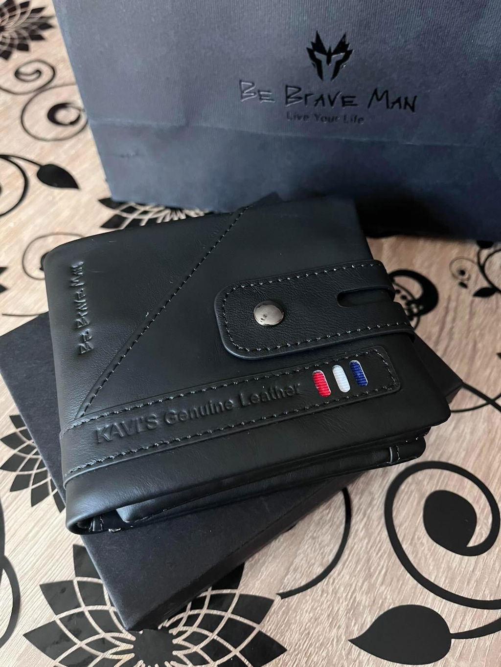 Muški Kožni Novčanik Walker - Black