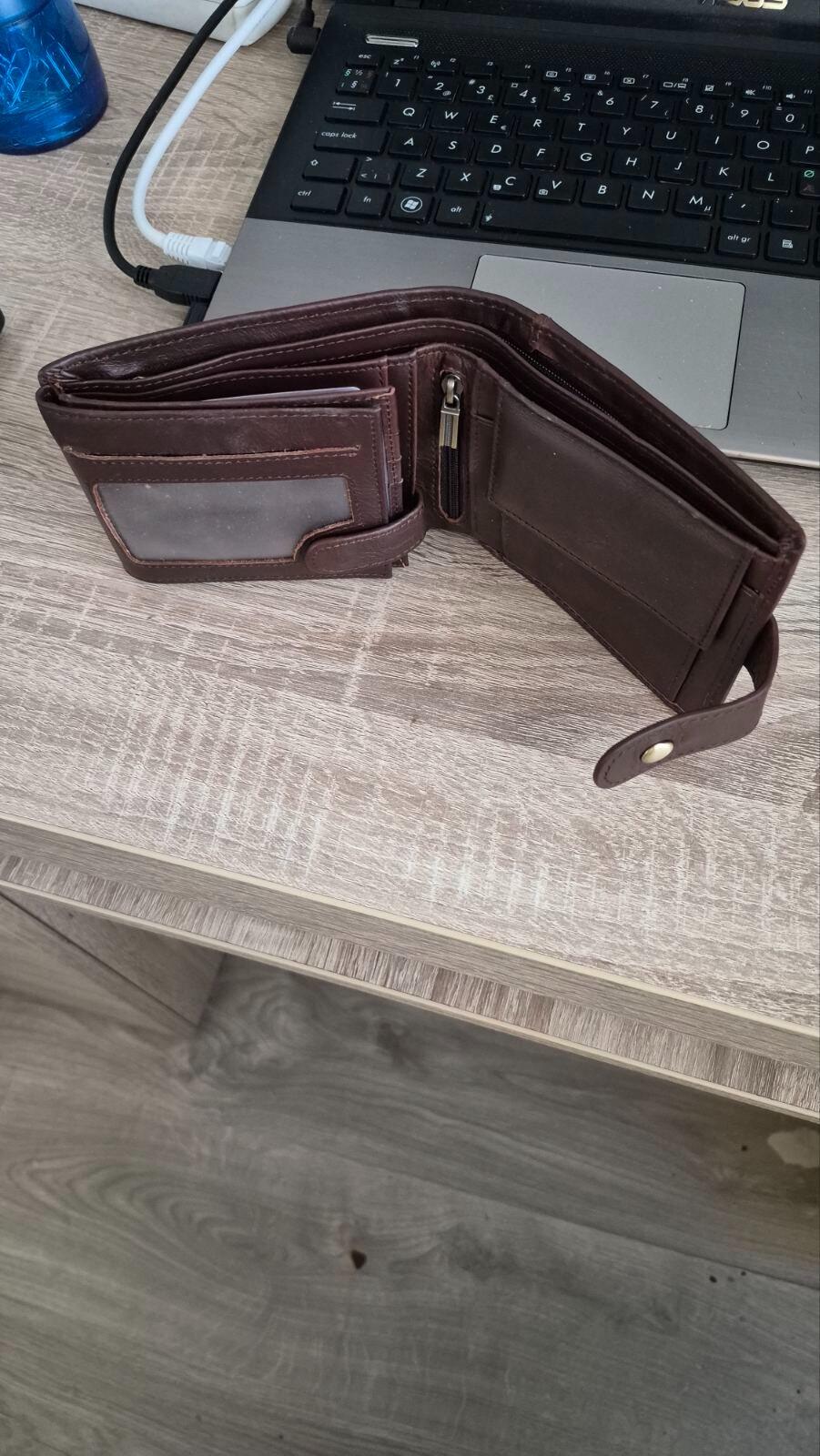 Muški Kožni Novčanik Carter - Dark Brown