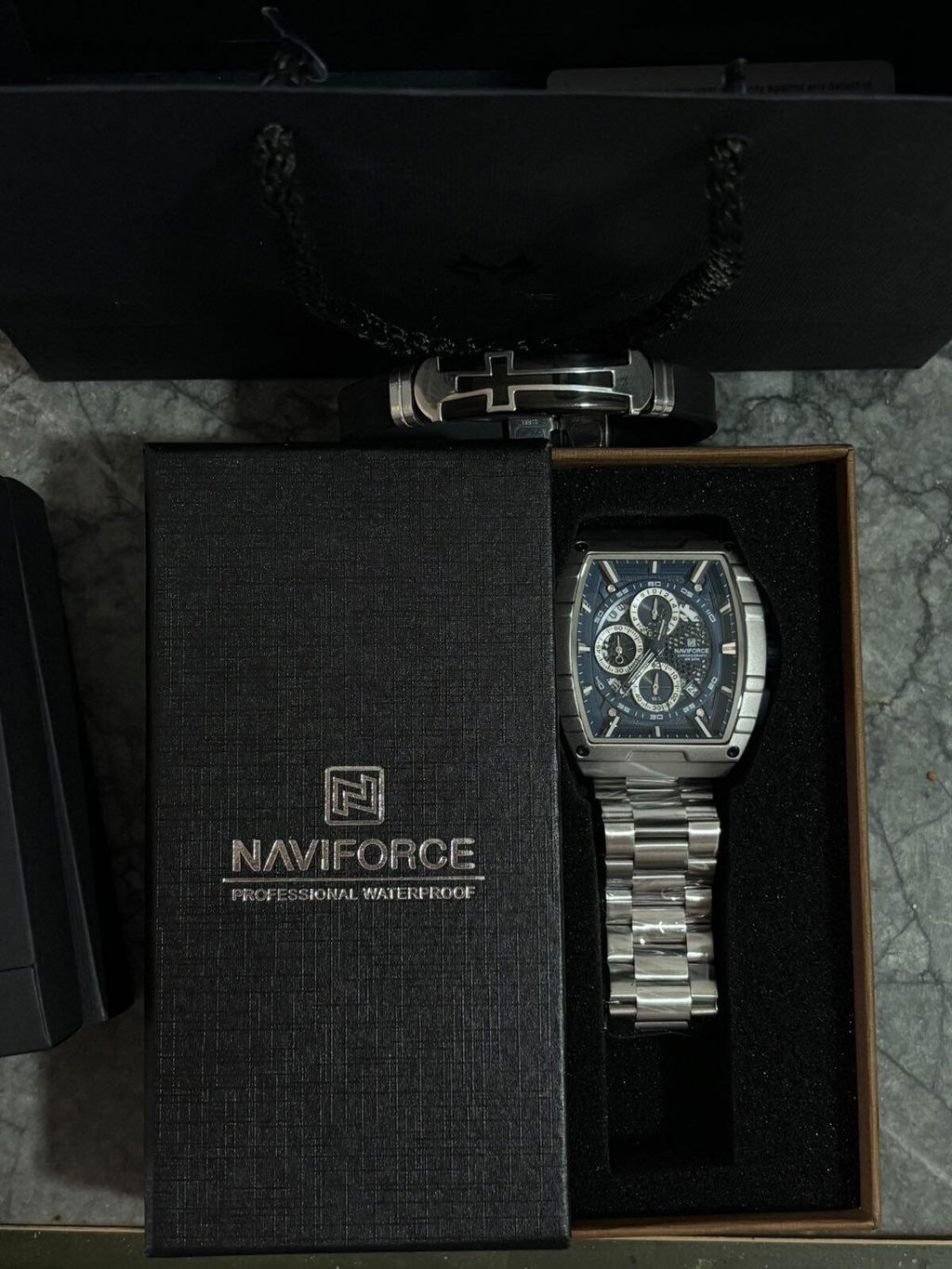 Muški Sat NaviForce NF8066 Titan - Silver/Blue