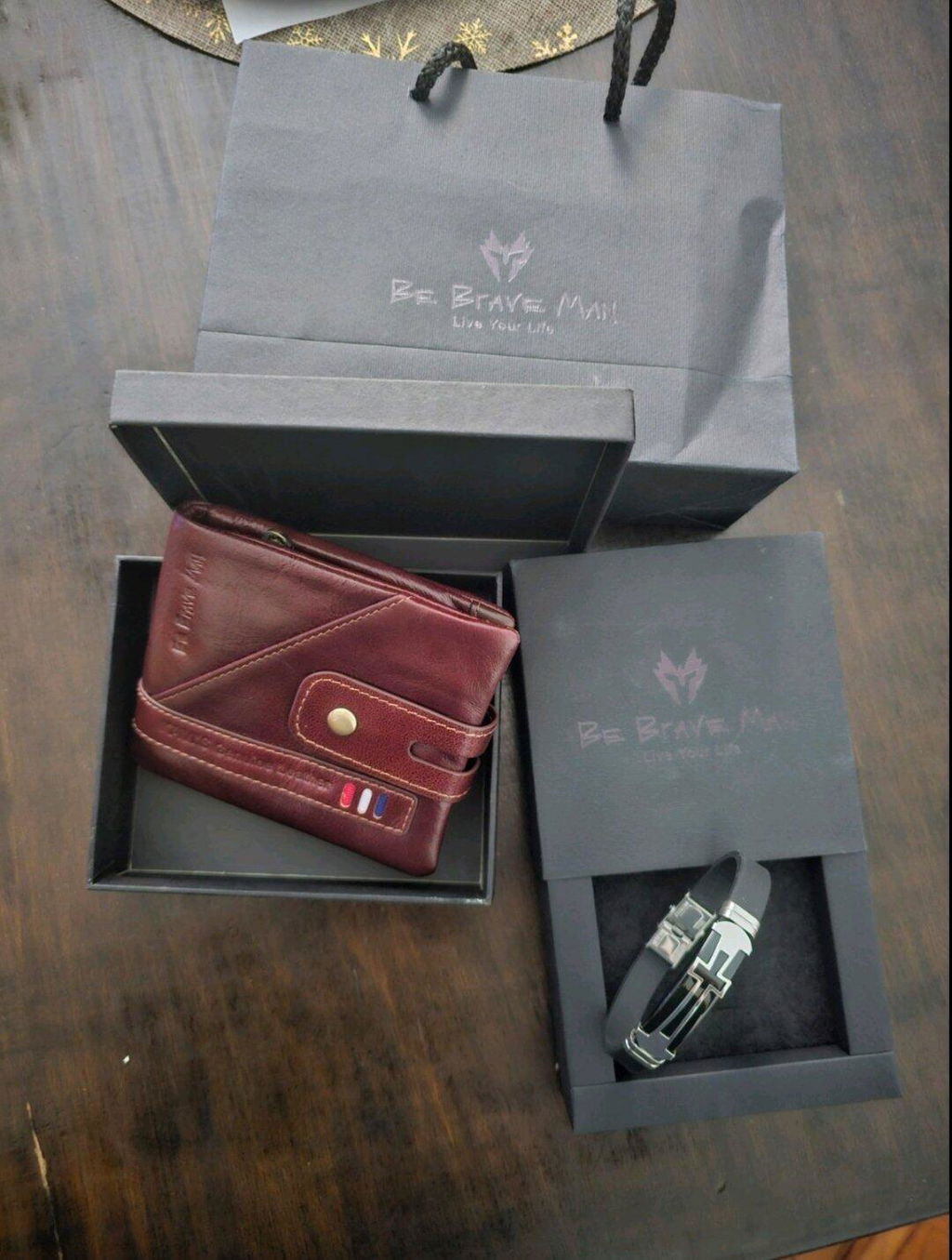 Muški Kožni Novčanik Walker - Dark Brown