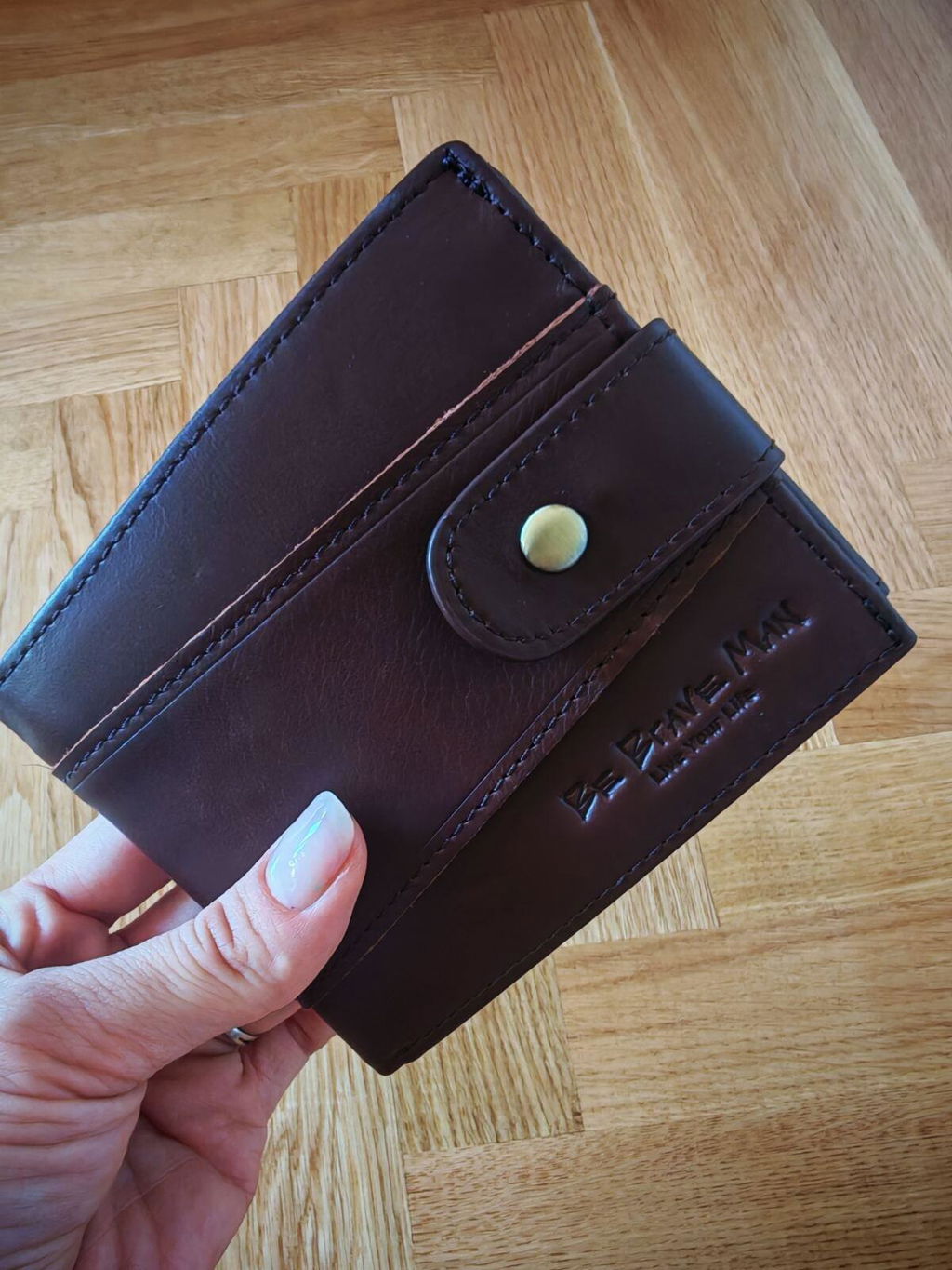 Muški Kožni Novčanik Carter - Dark Brown