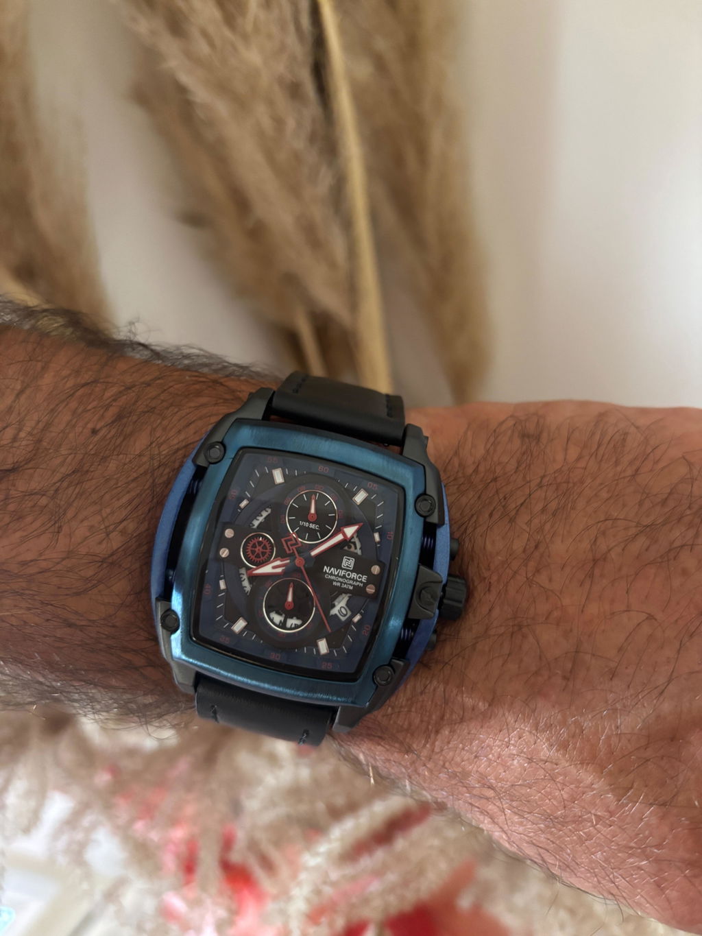 Muški Sportski Sat NaviForce NF8067 Helix – Black/Blue