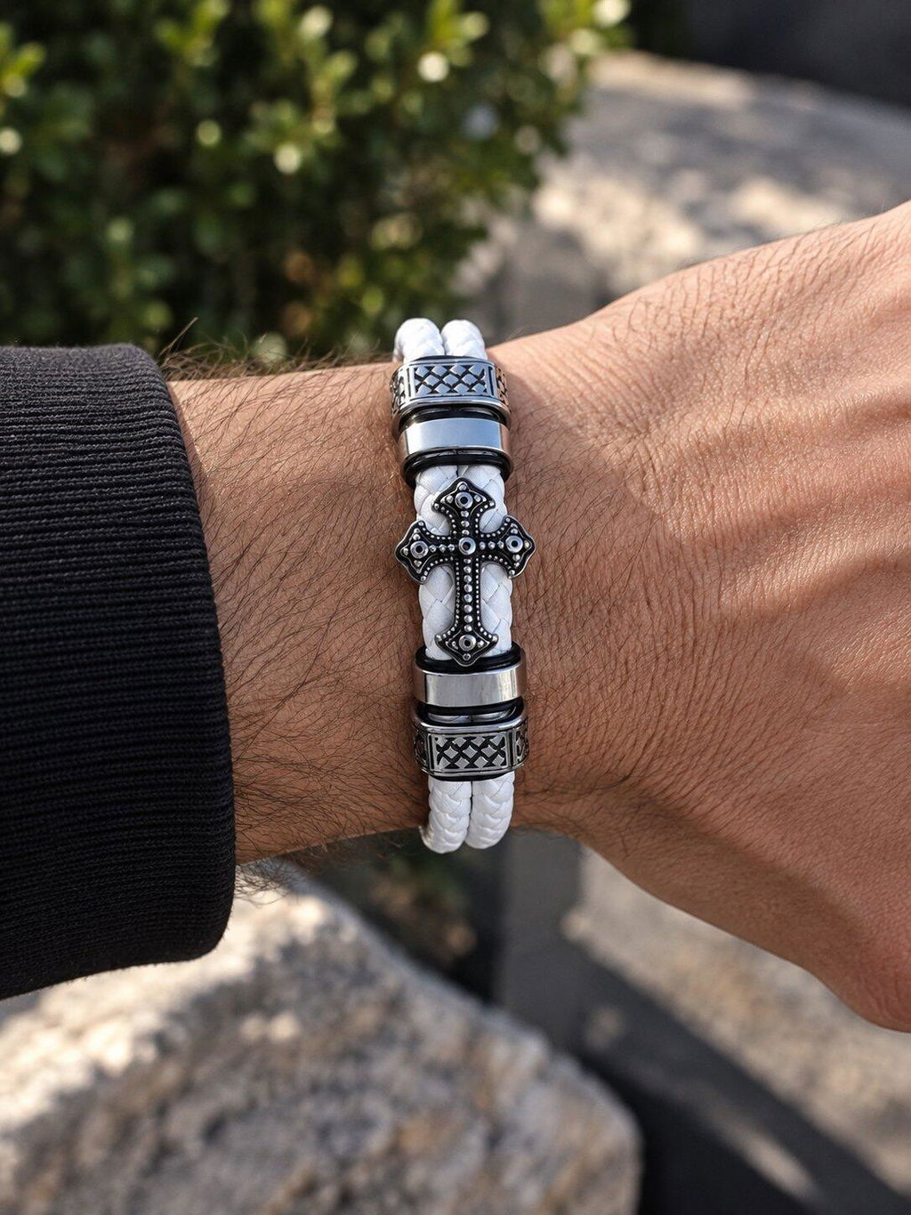 Muška Narukvica Orthodox ✞ - White