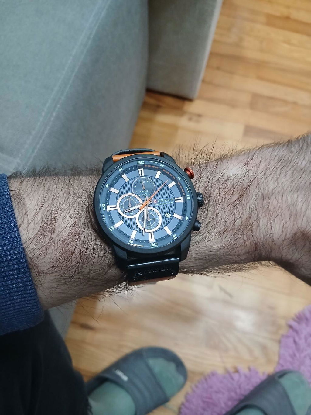 Muški Sat Curren 8291 - Brown Navy blue